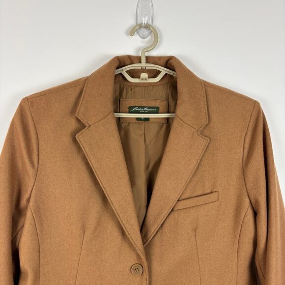 Eddie Bauer Blazer 18 Tall wool blend Preppy Academia Quiet Luxury NEW - Picture 2 of 10